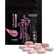 ORGASMO ™ 20 Pink Pills | 100mg | Women's Vegan Sexual Libido Enhancer | Unlock Your Passion with this Potent Natural Intimacy Support | Made in UK.