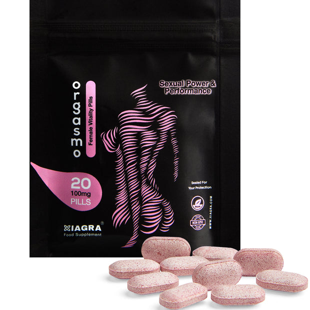 ORGASMO ™ 20 Pink Pills | 100mg | Women&